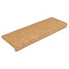 Tapis d'escalier autocollants 30 pcs 65x21x4 cm sisal 527448527448