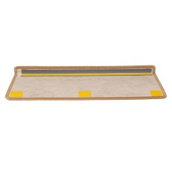 Tapis d'escalier autocollants 30 pcs 65x21x4 cm sisal 527448527448