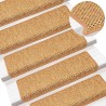 Tapis d'escalier autocollants 30 pcs 65x21x4 cm sisal 527448527448