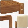 Ensemble de canapés d'extérieur 6 pcs Naturel et Beige 527455527455