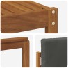 Ensemble de canapés d'extérieur 6 pcs Naturel et Anthracite 527456527456