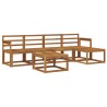 Ensemble de canapés d'extérieur 6 pcs Naturel 527459527459
