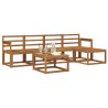 Ensemble de canapés d'extérieur 6 pcs Naturel 527459527459