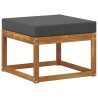 Ensemble de canapés d'extérieur 5 pcs Naturel et Anthracite 527465527465