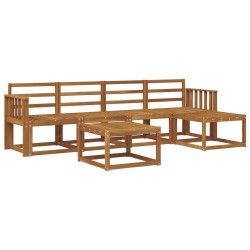 Ensemble de canapés d'extérieur 6 pcs Naturel 527469527469