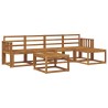 Ensemble de canapés d'extérieur 6 pcs Naturel 527469527469