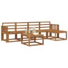 Ensemble de canapés d'extérieur 6 pcs Naturel 527469527469