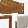 Ensemble de canapés d'extérieur 5 pcs Gris Naturel et Clair 527471527471