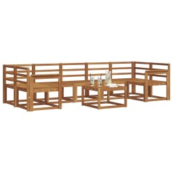 Ensemble de canapés d'extérieur 8 pcs Naturel 527488527488