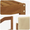 Ensemble de canapés d'extérieur 5 pcs Naturel et Beige 527489527489