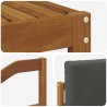 Ensemble de canapés d'extérieur 5 pcs Naturel et Anthracite 527490527490