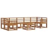 Ensemble de canapés d'extérieur 8 pcs Naturel 527491527491