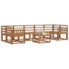 Ensemble de canapés d'extérieur 8 pcs Naturel 527491527491