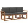 Ensemble de canapés d'extérieur 3 pcs Naturel et Anthracite 527495527495