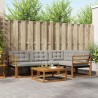 Ensemble de canapés d'extérieur 5 pcs Gris Naturel et Clair 527563527563