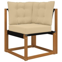 Ensemble de canapés d'extérieur 6 pcs Naturel et Beige 527585527585