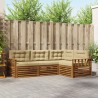 Ensemble de canapés d'extérieur 4 pcs Naturel et Beige 527597527597