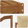Ensemble de canapés d'extérieur 4 pcs Naturel et Beige 527612527612