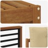 Ensemble de canapés d'extérieur 4 pcs Naturel et Beige 527622527622