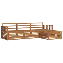 Ensemble de canapés d'extérieur 4 pcs Naturel 527626527626