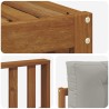 Ensemble de canapés d'extérieur 4 pcs Gris Naturel et Clair 527627527627