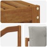 Ensemble de canapés d'extérieur 4 pcs Gris Naturel et Clair 527630527630