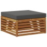 Ensemble de canapés d'extérieur 4 pcs Naturel et Anthracite 527633527633