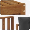 Ensemble de canapés d'extérieur 4 pcs Naturel et Anthracite 527634527634