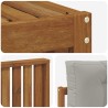 Ensemble de canapés d'extérieur 4 pcs Gris Naturel et Clair 527635527635