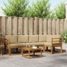 Ensemble de canapés d'extérieur 6 pcs Naturel et Beige 527689527689