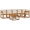 Ensemble de Canapés 6 pcs Naturel Bois d'Acacia Massif 527691527691