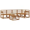 Ensemble de Canapés 6 pcs Naturel Bois d'Acacia Massif 527691527691