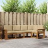 Ensemble de canapés d'extérieur 5 pcs Naturel et Beige 527692527692