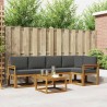 Ensemble de canapés d'extérieur 6 pcs Naturel et Anthracite 527693527693