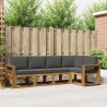 Ensemble de canapés d'extérieur 5 pcs Naturel et Anthracite 527694527694