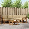 Ensemble de canapés d'extérieur 6 pcs Naturel et Beige 527698527698