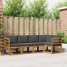Ensemble de canapés d'extérieur 5 pcs Naturel et Anthracite 527699527699