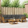 Ensemble de canapés d'extérieur 6 pcs Naturel et Anthracite 527706527706