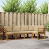 Ensemble de canapés d'extérieur 5 pcs Naturel et Beige 527709527709