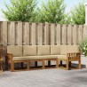 Ensemble de canapés d'extérieur 5 pcs Naturel et Beige 527718527718