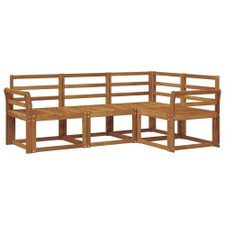 Ensemble de canapés d'extérieur 4 pcs Naturel 527746527746