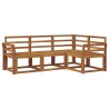 Ensemble de canapés d'extérieur 4 pcs Naturel 527746527746