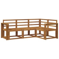 Ensemble de canapés d'extérieur 4 pcs Naturel 527758527758