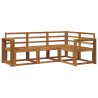 Ensemble de canapés d'extérieur 4 pcs Naturel 527758527758