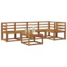 Ensemble de Canapés 6 pcs Naturel Bois d'Acacia Massif 527761527761