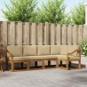 Ensemble de canapés d'extérieur 5 pcs Naturel et Beige 527762527762