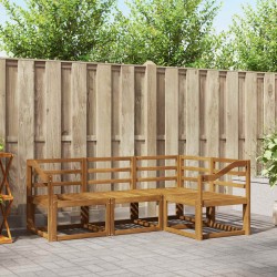 Ensemble de canapés d'extérieur 4 pcs Naturel 527773527773