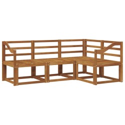 Ensemble de canapés d'extérieur 4 pcs Naturel 527773527773