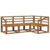 Ensemble de canapés d'extérieur 4 pcs Naturel 527773527773