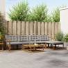 Ensemble de canapés d'extérieur 6 pcs Gris Naturel et Clair 527835527835